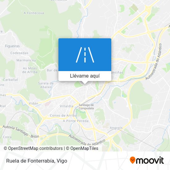 Mapa Ruela de Fonterrabía