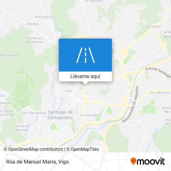 Mapa Rúa de Manuel María