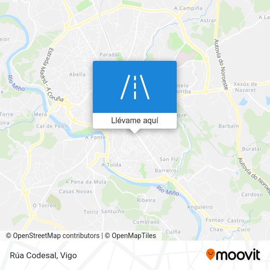 Mapa Rúa Codesal
