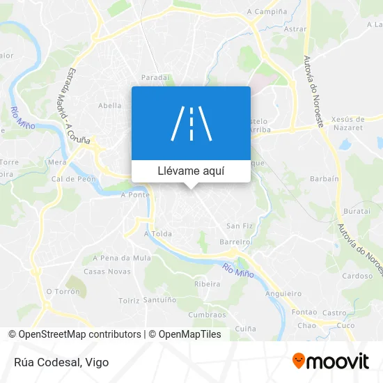 Mapa Rúa Codesal