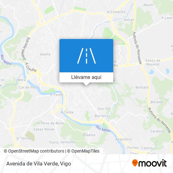 Mapa Avenida de Vila Verde
