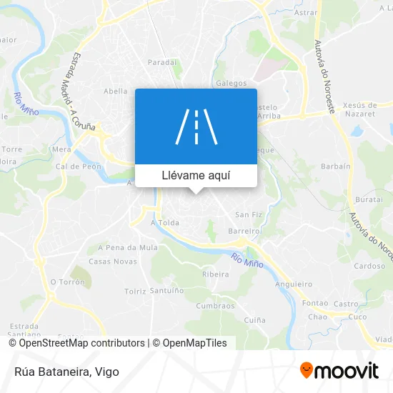 Mapa Rúa Bataneira