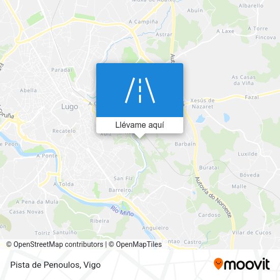 Mapa Pista de Penoulos