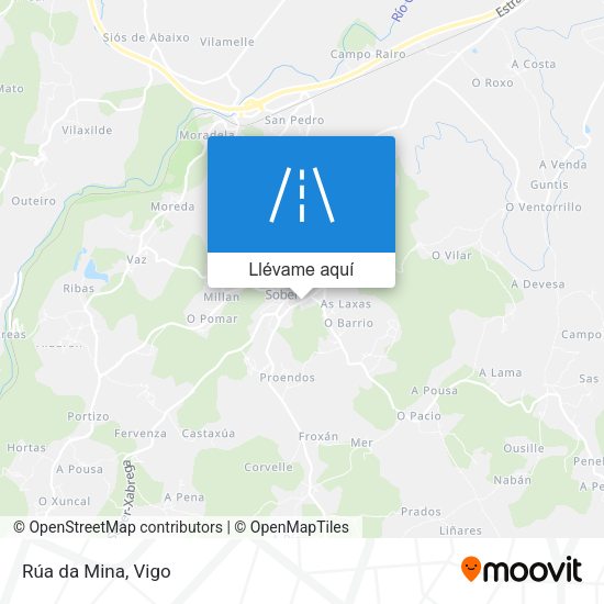 Mapa Rúa da Mina