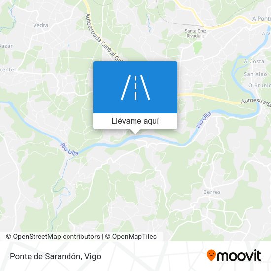 Mapa Ponte de Sarandón