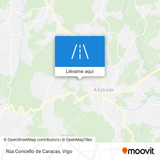 Mapa Rúa Concello de Caracas