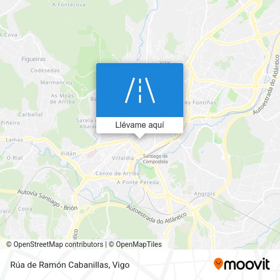 Mapa Rúa de Ramón Cabanillas