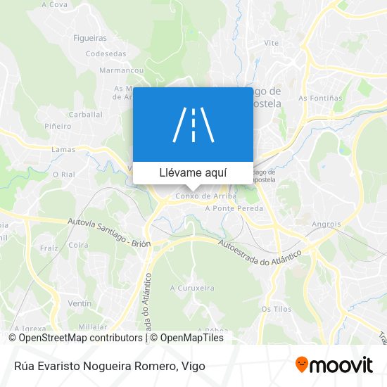 Mapa Rúa Evaristo Nogueira Romero