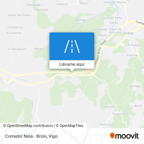 Mapa Corredor Noia - Brión