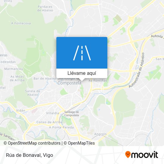 Mapa Rúa de Bonaval