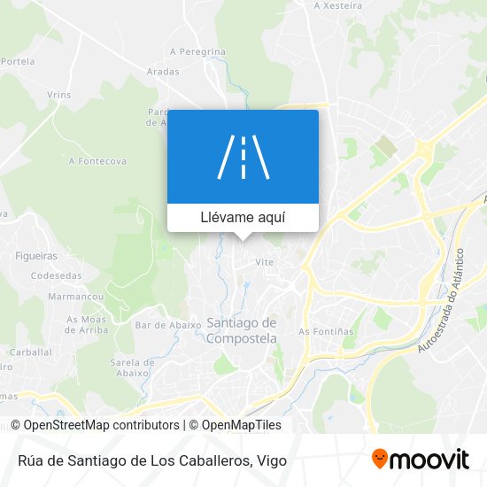 Mapa Rúa de Santiago de Los Caballeros
