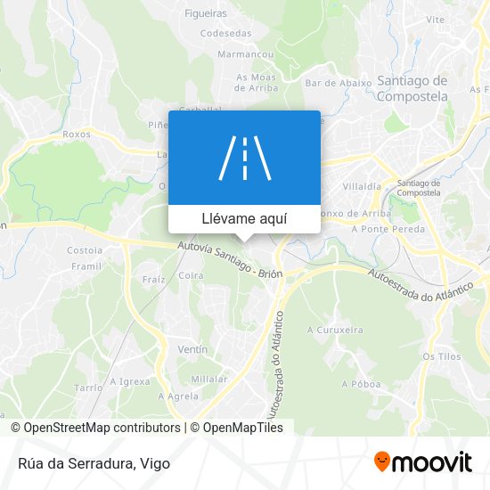 Mapa Rúa da Serradura