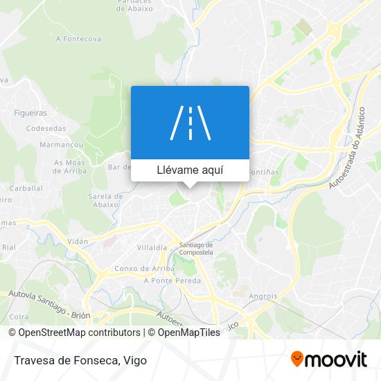 Mapa Travesa de Fonseca