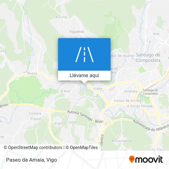Mapa Paseo da Amaía