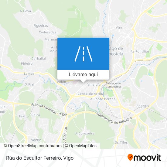 Mapa Rúa do Escultor Ferreiro