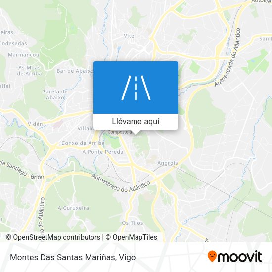 Mapa Montes Das Santas Mariñas