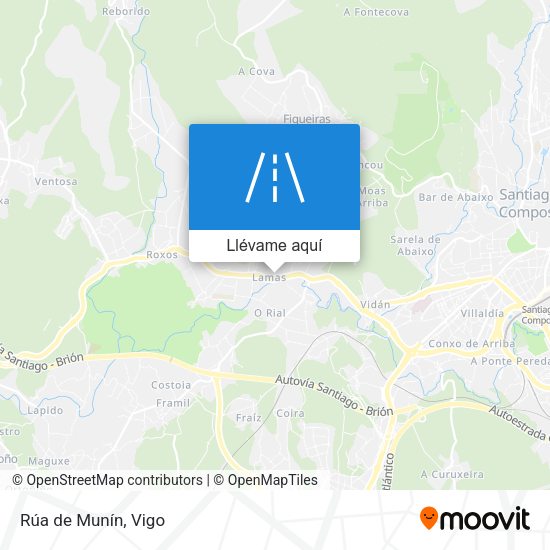 Mapa Rúa de Munín