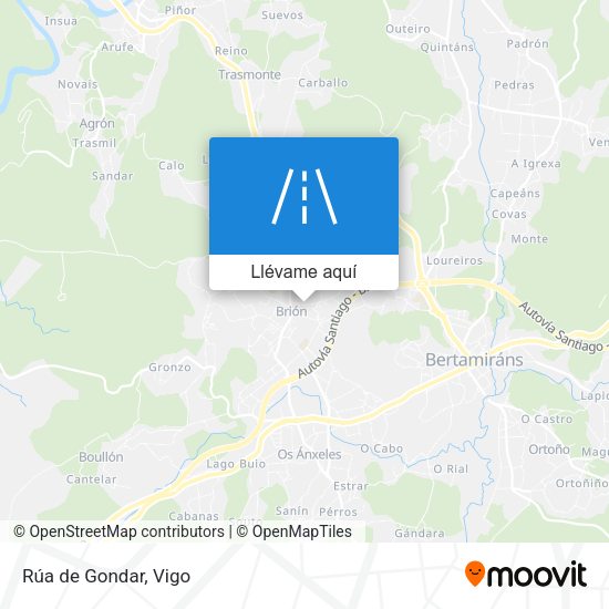 Mapa Rúa de Gondar