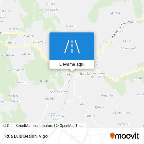 Mapa Rúa Luis Beahin