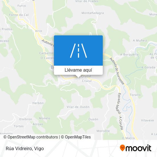 Mapa Rúa Vidreiro