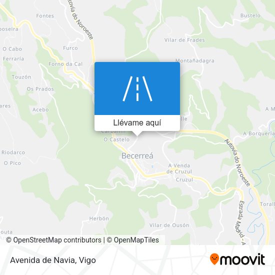 Mapa Avenida de Navia