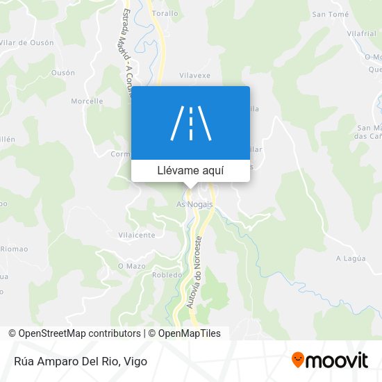 Mapa Rúa Amparo Del Rio