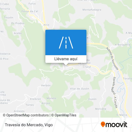 Mapa Travesía do Mercado