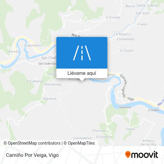 Mapa Camiño Por Veiga