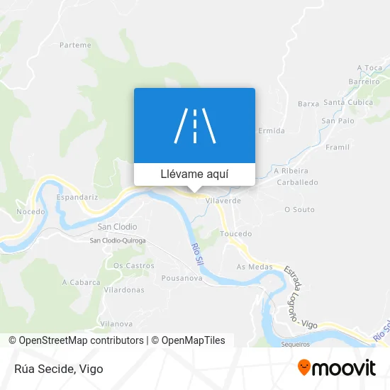 Mapa Rúa Secide