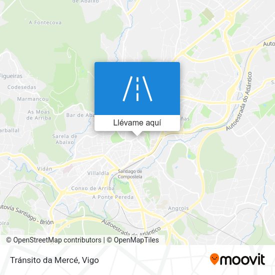 Mapa Tránsito da Mercé