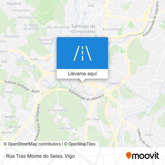 Mapa Rúa Tras Monte do Seixo