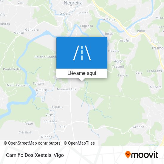 Mapa Camiño Dos Xestais
