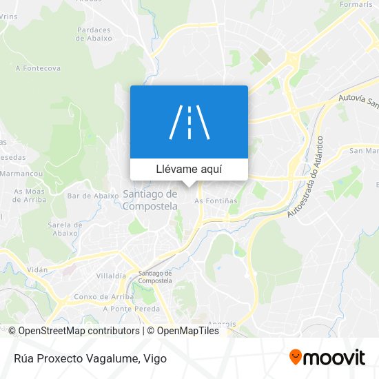 Mapa Rúa Proxecto Vagalume