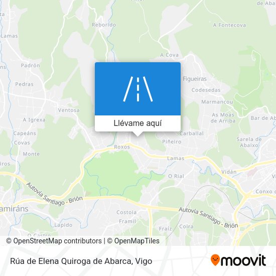 Mapa Rúa de Elena Quiroga de Abarca