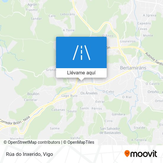 Mapa Rúa do Inxerido