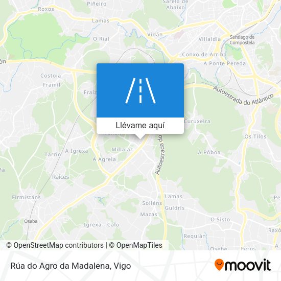 Mapa Rúa do Agro da Madalena