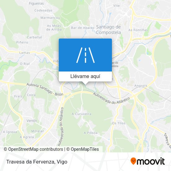Mapa Travesa da Fervenza