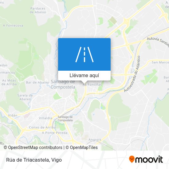 Mapa Rúa de Triacastela