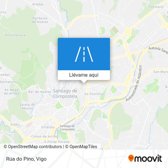 Mapa Rúa do Pino
