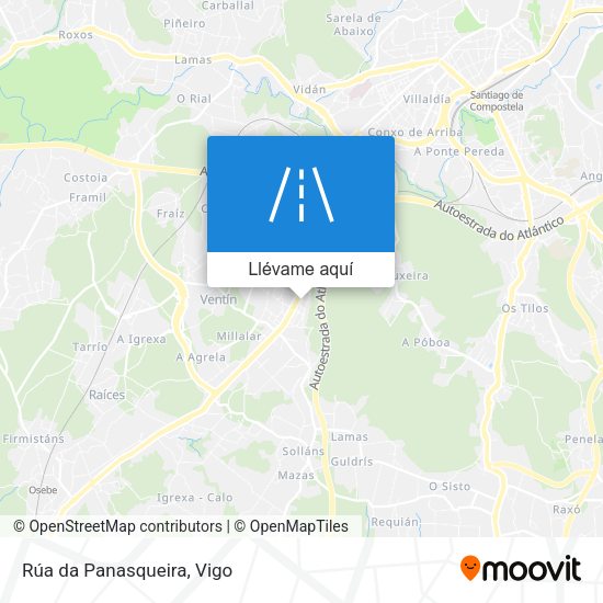 Mapa Rúa da Panasqueira