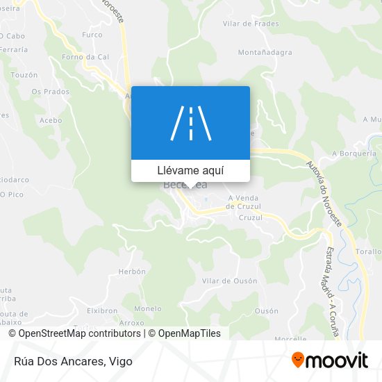 Mapa Rúa Dos Ancares