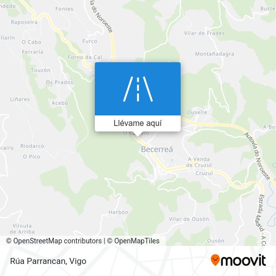 Mapa Rúa Parrancan