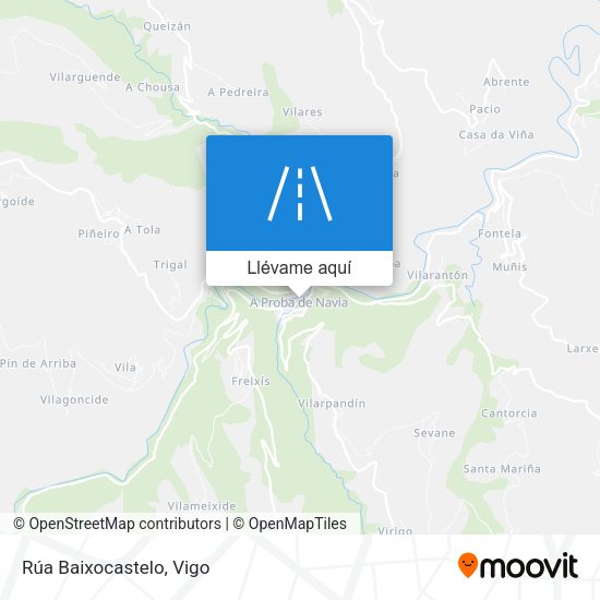 Mapa Rúa Baixocastelo