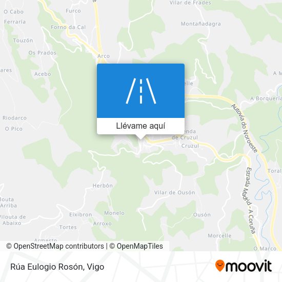 Mapa Rúa Eulogio Rosón