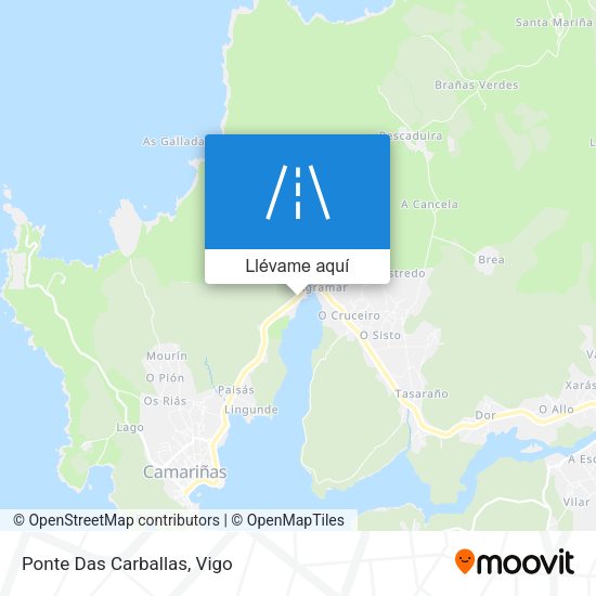 Mapa Ponte Das Carballas