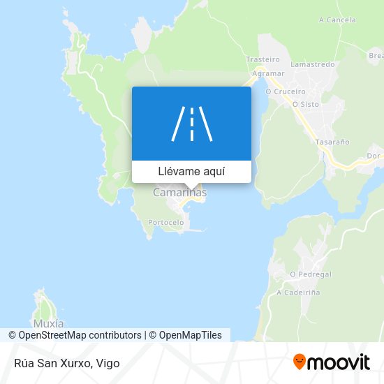 Mapa Rúa San Xurxo