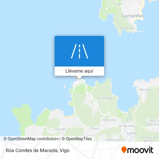 Mapa Rúa Condes de Maceda