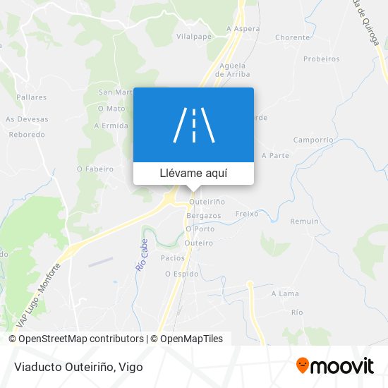 Mapa Viaducto Outeiriño