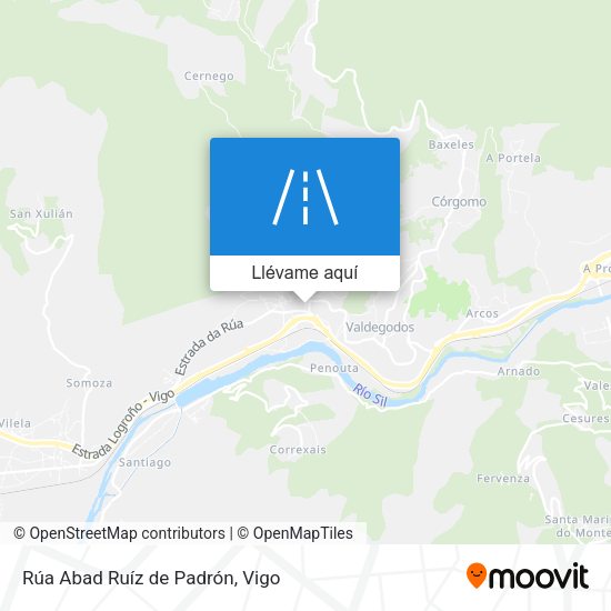 Mapa Rúa Abad Ruíz de Padrón