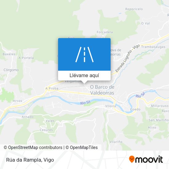 Mapa Rúa da Rampla